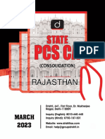 State PCS CA Consolidation (Rajasthan) March 2023