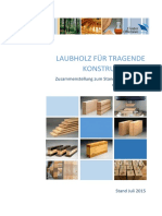 W. Wehrmann - Laubholz Für Tragende Konstruktionen. Zusammenstellung Und Stand Von Forschung Und Entwicklung