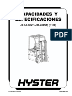 Capacidades Y Especificaciones: J1.5-2.0XNT (J30-40XNT) (K160)