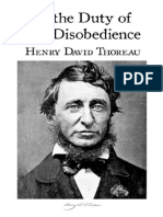 On the Duty of Civil Disobedien - Henry David Thoreau
