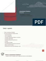 Autonomous Database: Suchindran Kannan Sathishkumar Rangaraj