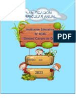 Propuesta de Programación Anual 2023-PRIMARIA 1