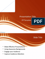 0045 Red PPT Template