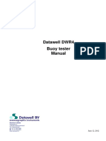 Datawell - Manual - dwr4 Buoy Tester - 2012 06 12