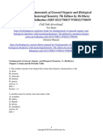 Fundamentals of General Organic and Biological Chemistry With MasteringChemistry 7th Edition by McMurry Hoeger Peterson Ballantine ISBN Test Bank