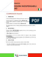 10 Espressioni Indispensabili in Italiano