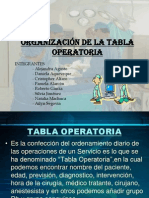 Tabla Operatoria