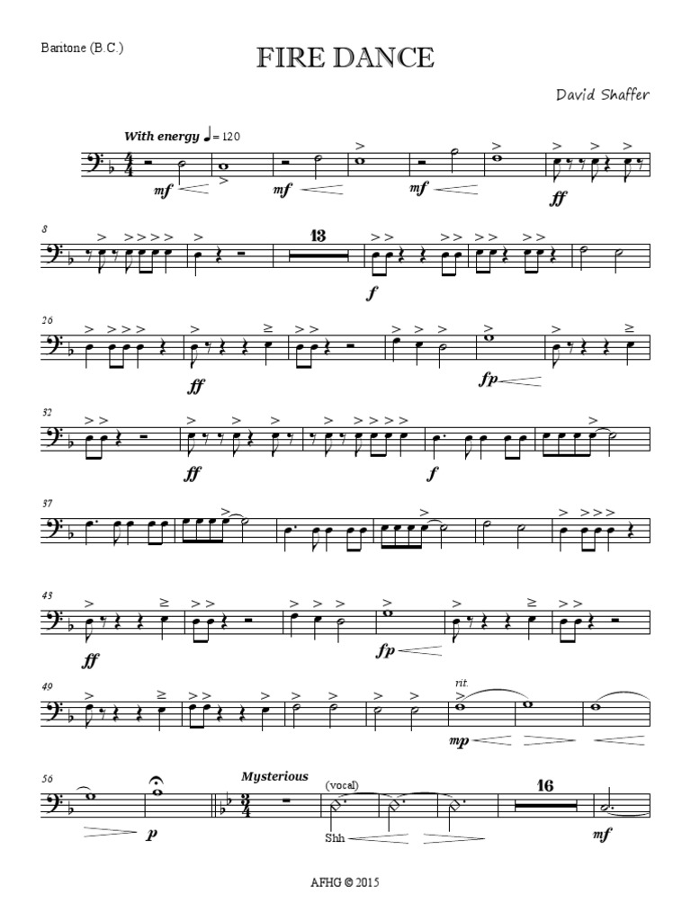Fire Dance Baritone (B.C.) PDF