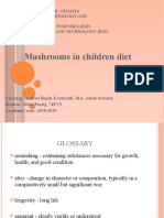 Mushrooms in Children Diet