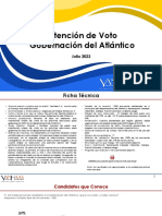 Encuesta de Percepción e Intención de Voto A La Gobernación Del Atlántico