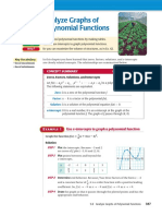 Analyze Graphs of Polynomial Functions: For Your Notebook