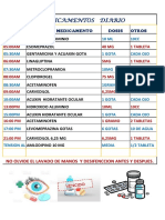 Cronograma MEDICAMENTOS