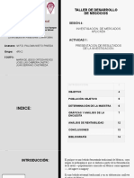 TALLER DE DESARROLLO DE NEGOCIOS - Resultados de La Investigación