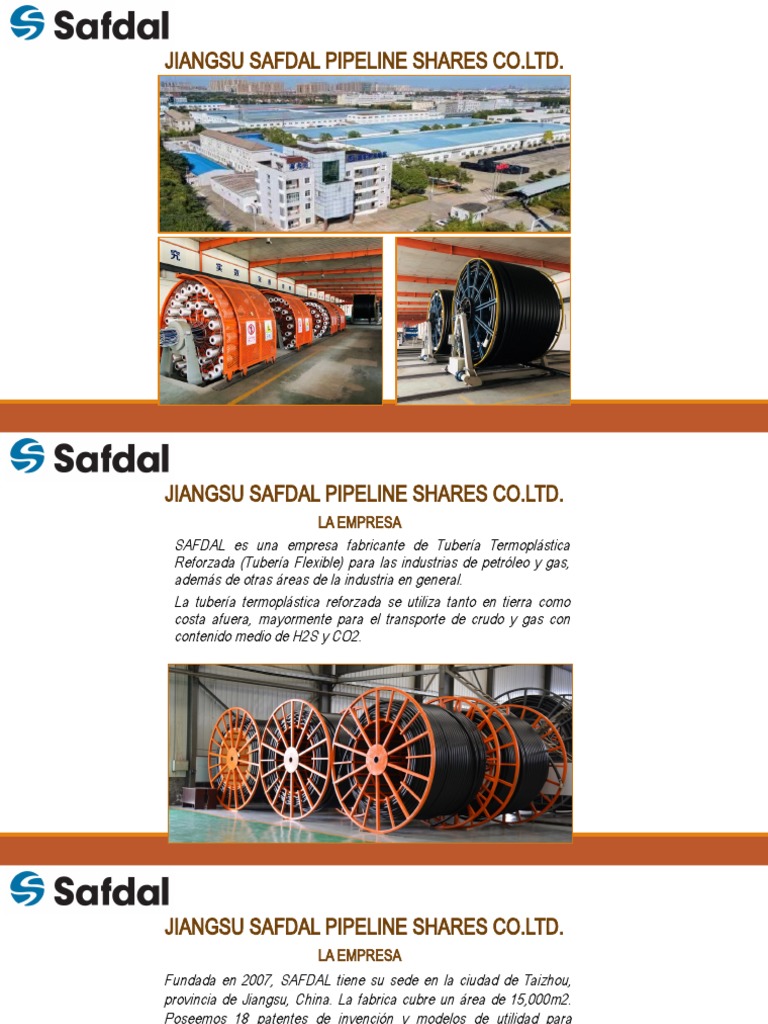 Tuberías Flexibles de SAFDAL | PDF | Tubería (transporte de fluidos ...