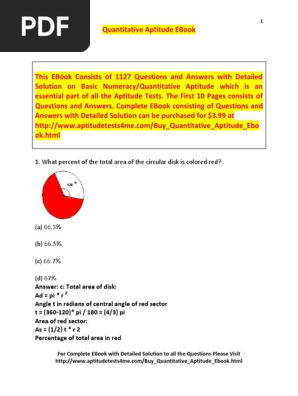 B’z PARTY presents -FYOD- GOODS Probability and Quantitative Aptitude Guide | PDF | Triangle | Angle
