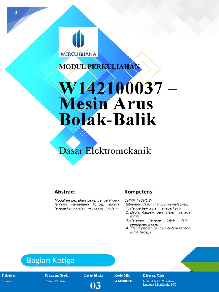 Modul Pertemuan 3 | PDF | Sains & Matematika | Teknologi & Rekayasa