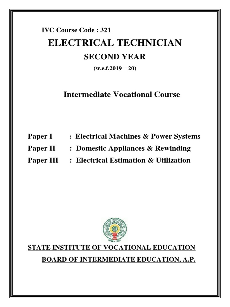 II Year Et Corrected Final, PDF, Electromagnetic Induction