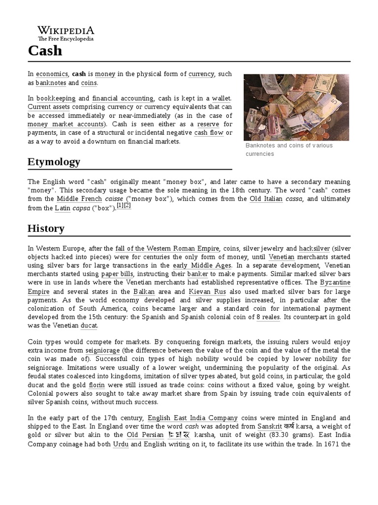 Cash Download Free Pdf Cash Money