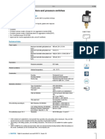 DSB, DSF: Pressure Monitors and Pressure Switches: How Energy Efficiency Is Improved Features