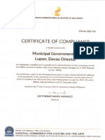 Certificate of Compliance (1)