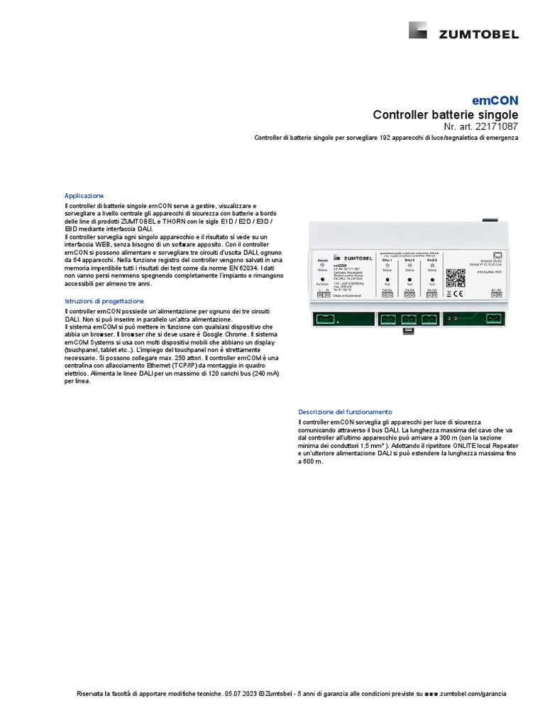 emCON Datasheet | PDF