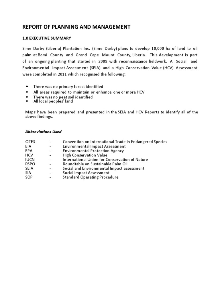 Summary report of planning and management pdf surface runoff