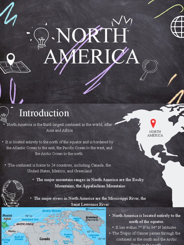 North America: Geography and Features | PDF