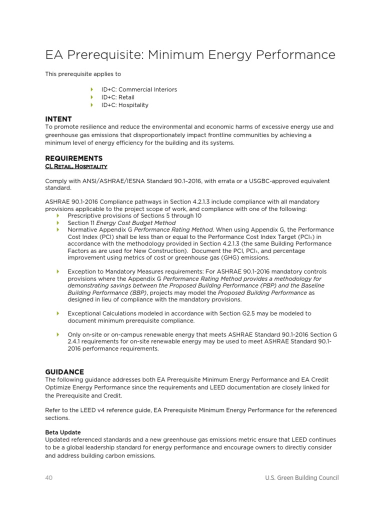 LEED v4.1 ID C Guide For April 2023 ENERGY Download
