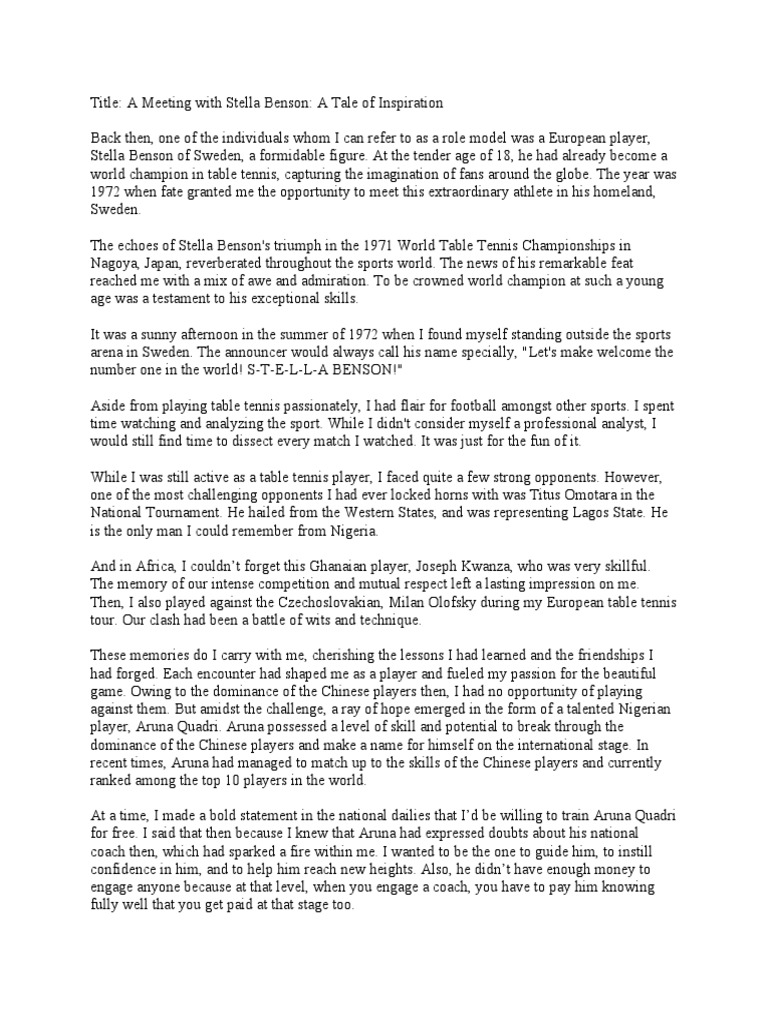 Autobiography intelligence overview