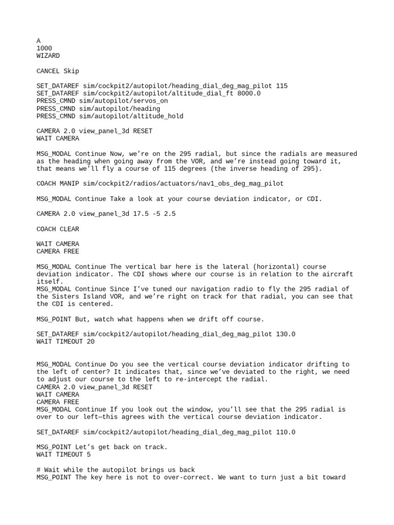 VOR Navigation Tutorial for Pilots | PDF | Avionics | Equipment