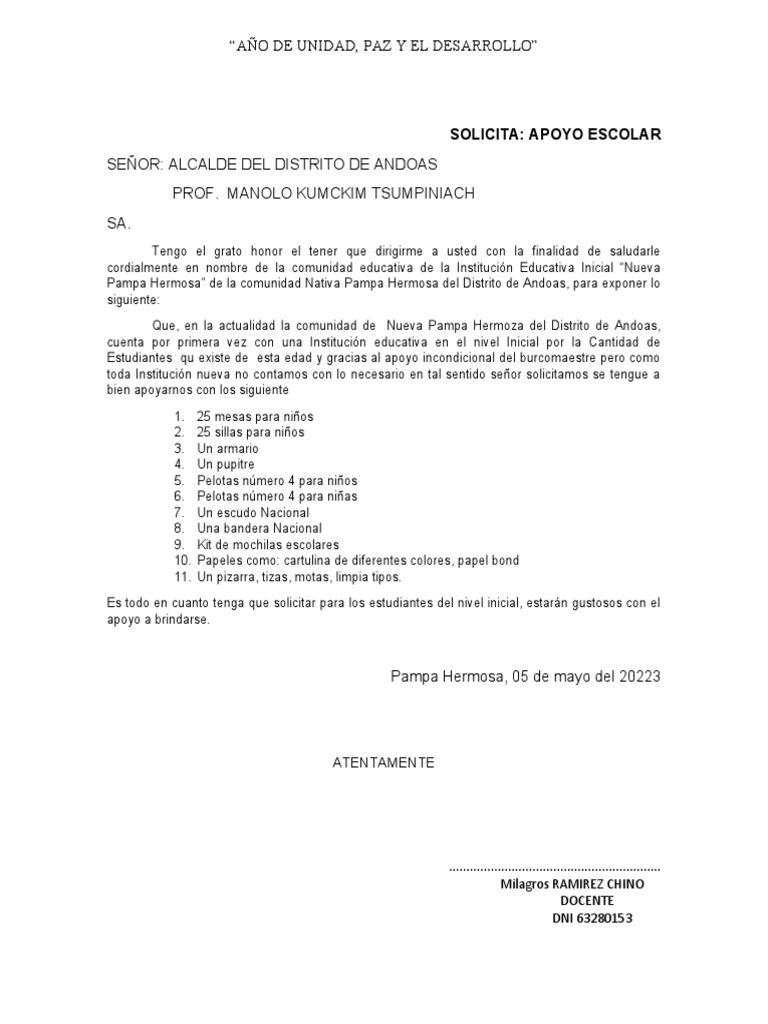 SOLICITUD | PDF