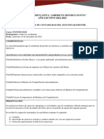 BANCO DE EJERCICIOS DE CONTABILIDAD Examen 2Q - 9NO EGB 2022-2023