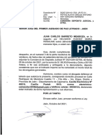 Consigna Depósito Judicial y Otro