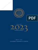 Spring 2023 Commencement Program Post-Event