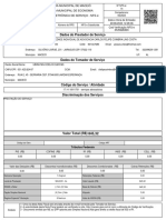 Dados Do Prestador de Serviço: Data e Hora de Emissão 29/06/2023 12:28:06 Cod Verificação NFS-e 3FZNQ83EK