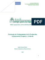 Estrategia de Orgenamiento de La Producción Agropecuaria Pesquera y Acuicola