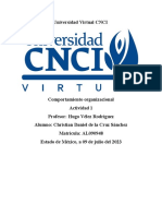 Universidad Virtual CNCI Comportamiento Organizacional Actividad 1