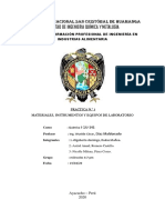 Informe de Química N°1 Unsch