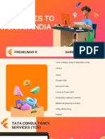 Blank Company Profile Business Presentation in Orange Pink Yellow 3D Style