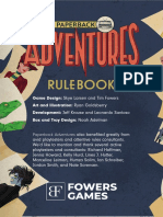 Paperback Adventures Rulebook