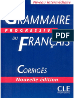 RESPOSTAS - NOVO Grammaire Progressive du Français