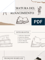 Literatura Del Renacimiento - Adriano, Gabriela, Dario, Maricel y Fernando