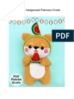 Sandia Perro Amigurumi Patrones Gratis PDF