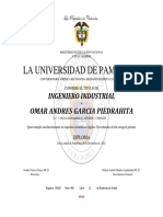 Diploma Modificado Universidad de Pamplona