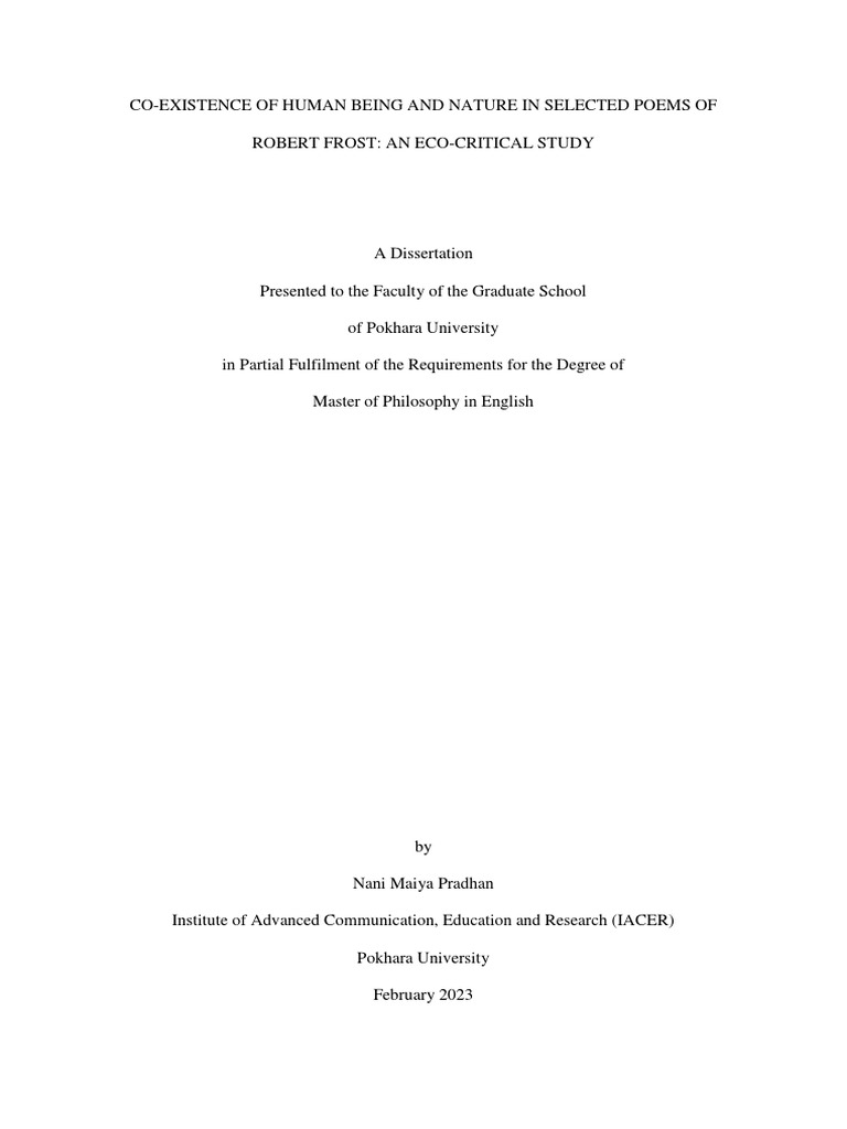 co-existence-of-human-being-and-nature-in-selected-poems-of-robert