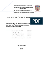 Seminario Nutricion en El Embarazo