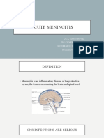 Acute Meningitis: DR K. Saroj Novel Jr-1 General Medicine Moderator:Dr - Sushanth MD Assistant Professor