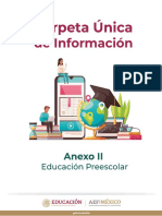 CUI Anexo II Educacion Preescolar