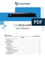 Colorlight C4 Cloud Server LED Player User Manual