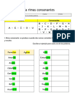 Guía Rimas Consonantes